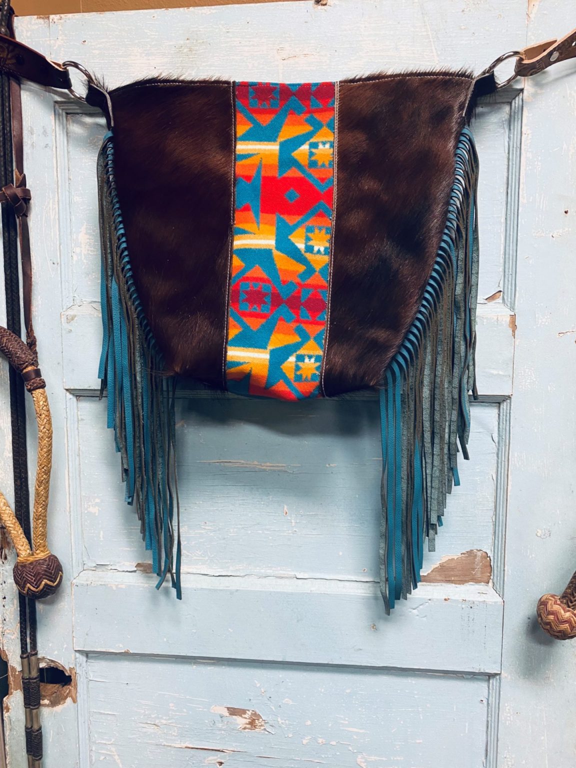 Make It 8 Pendleton Bucket Bag Turquoise The Saddle House