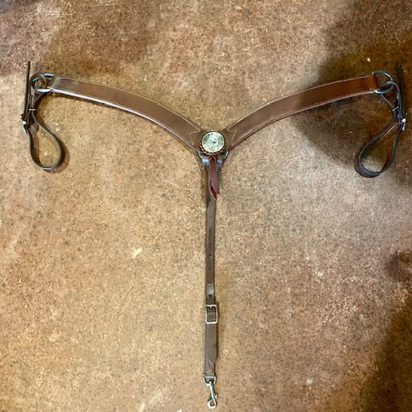 Cowperson Tack Silver Concho Breastcollar - The Saddle House