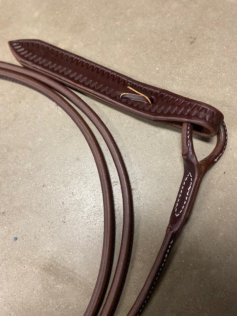 Rolled Leather Romel Reins The Saddle House