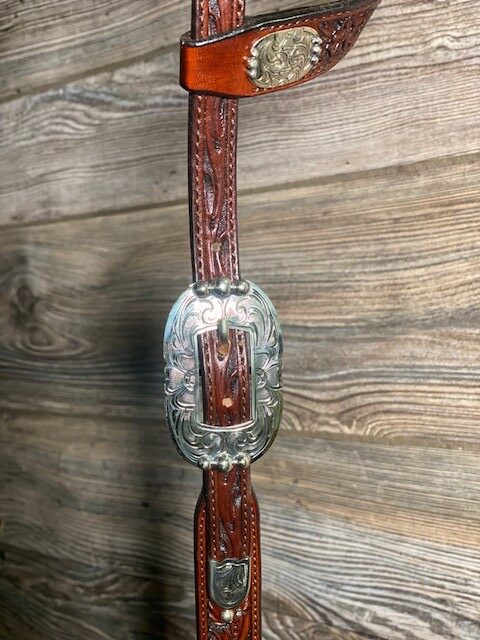 Silver Show Headstall - The Saddle House