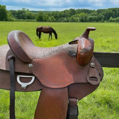 a used saddle