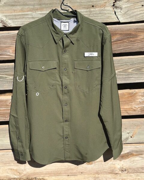 *NEW Saddle House Performance Shirt - Hunter Green