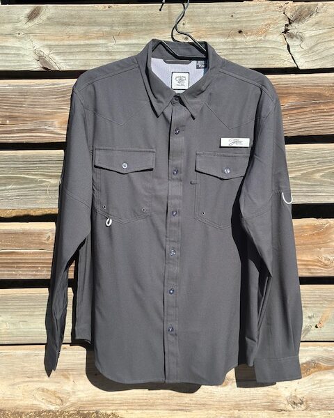 *NEW Saddle House Performance Shirt - Charcoal